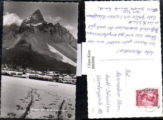 2003990,Ehrwald Teilansicht m. Sonnenspitze Winterbild