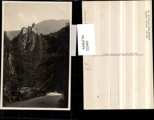 222443,Trentino Gruppo delle Dolomiti Castello Carnedo Val Ega Eggental Burg b. Bozen