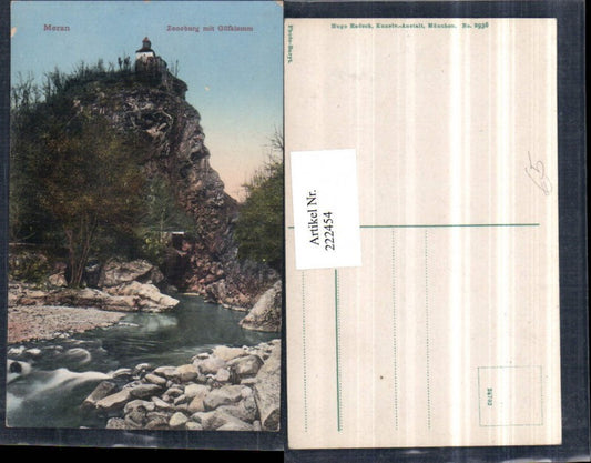 222454,Trentino Meran Zenoburg Burg m. Gilfklamm Partie