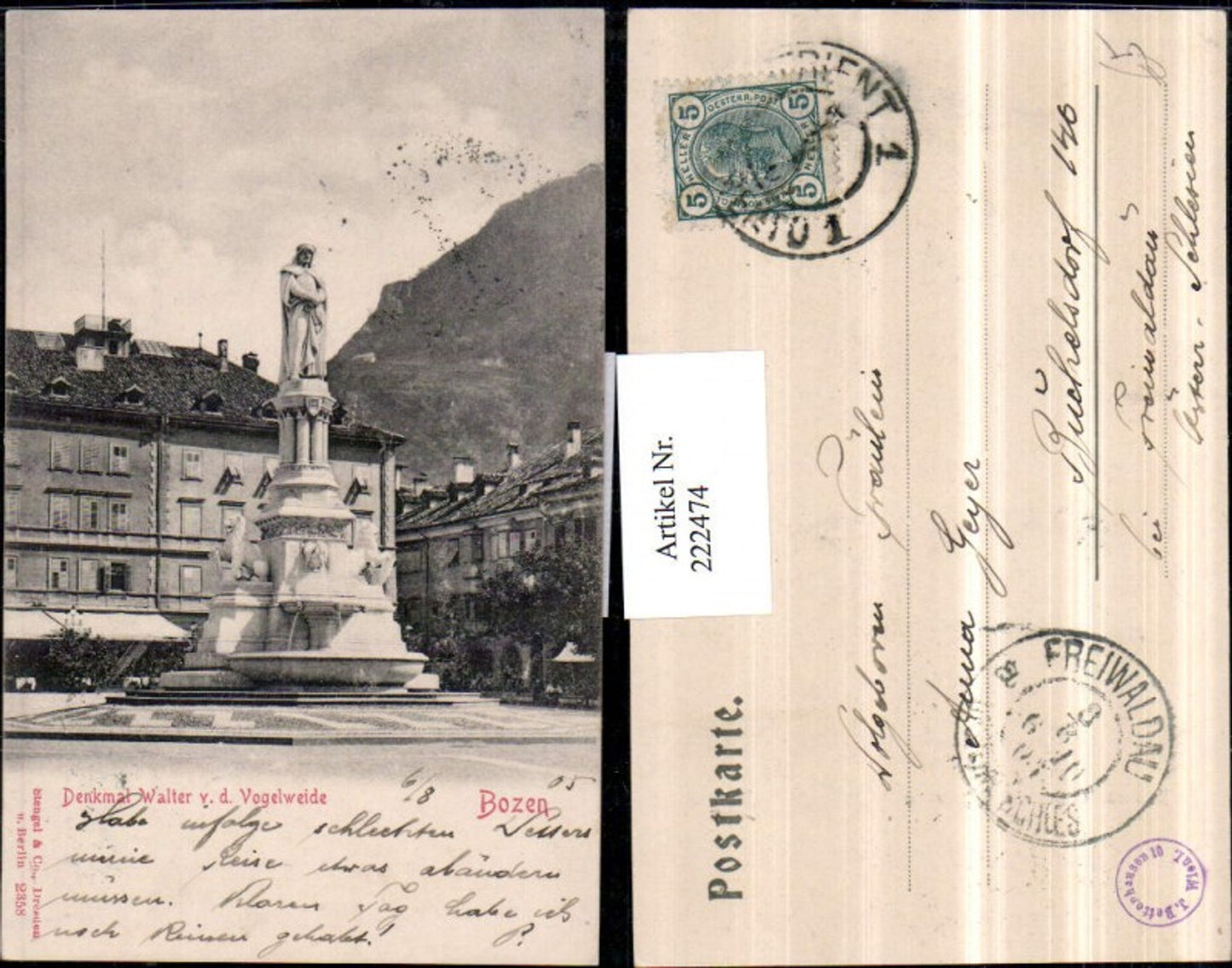 Alte Ansichtskarte – Old Postcard