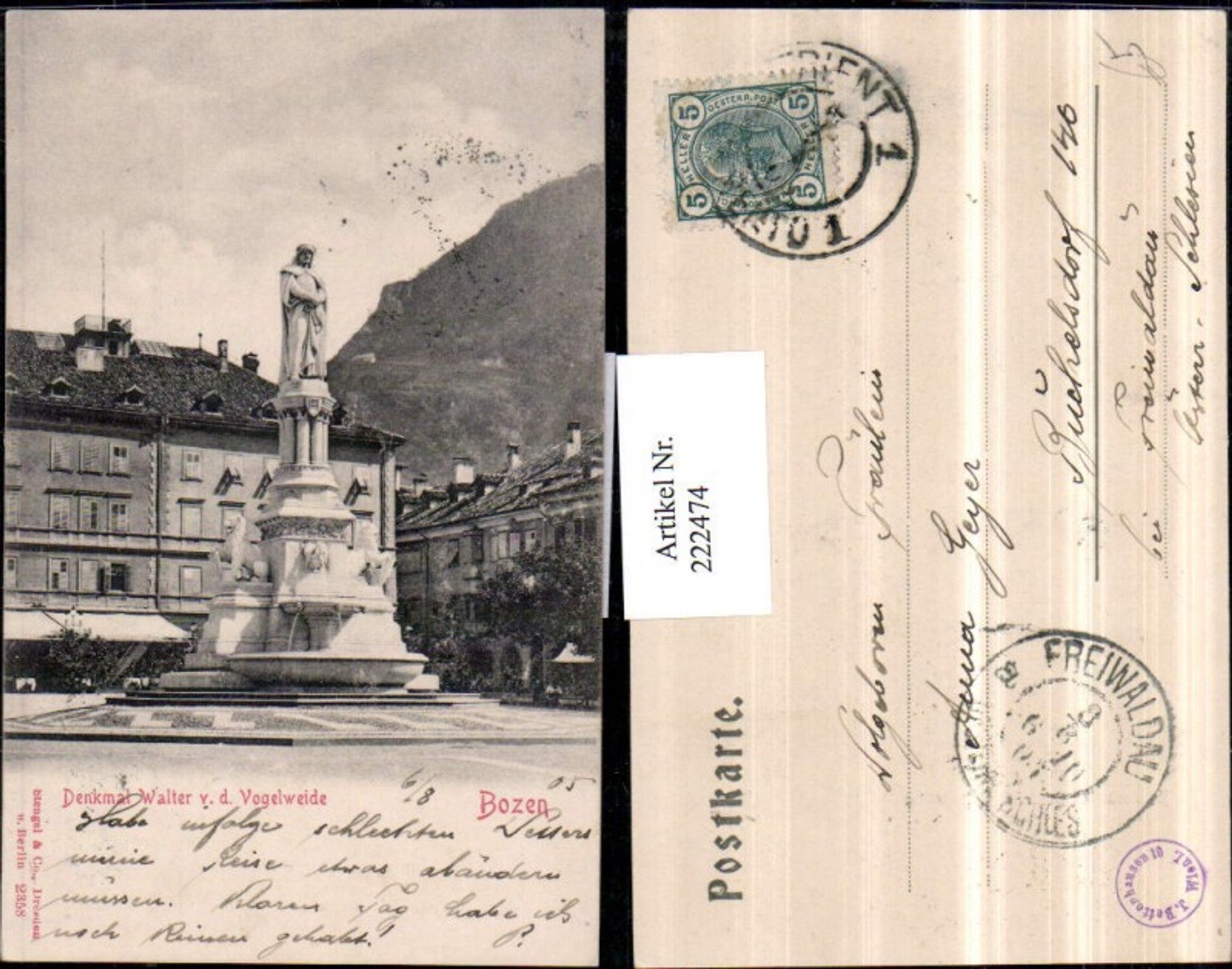 Alte Ansichtskarte – Old Postcard