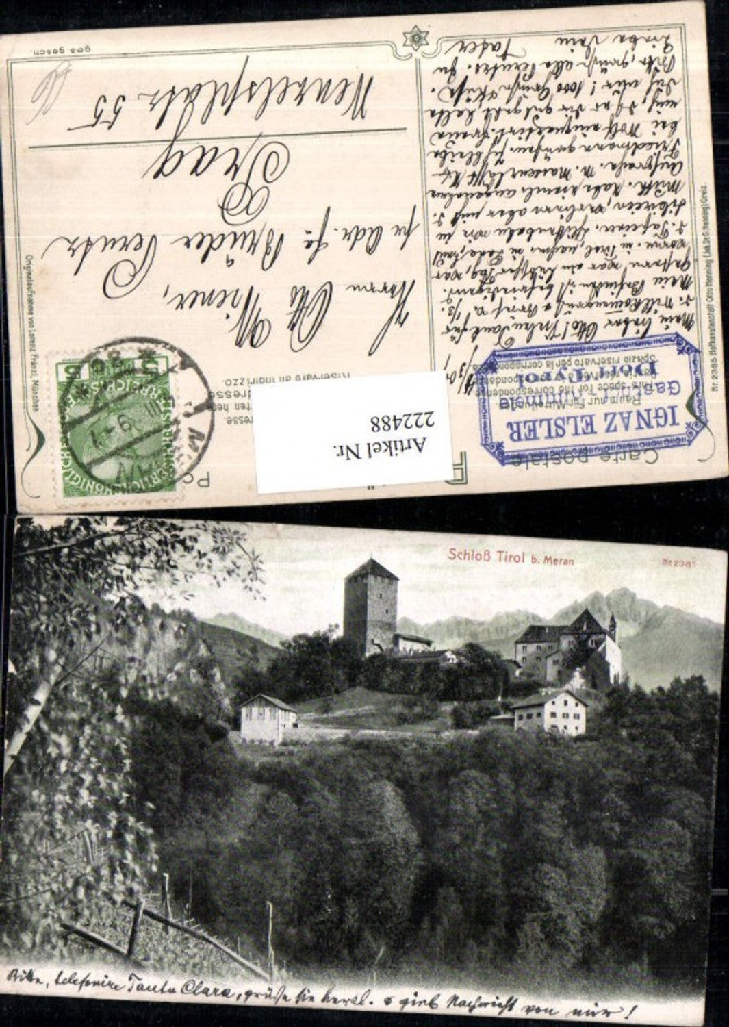Alte Ansichtskarte – Old Postcard