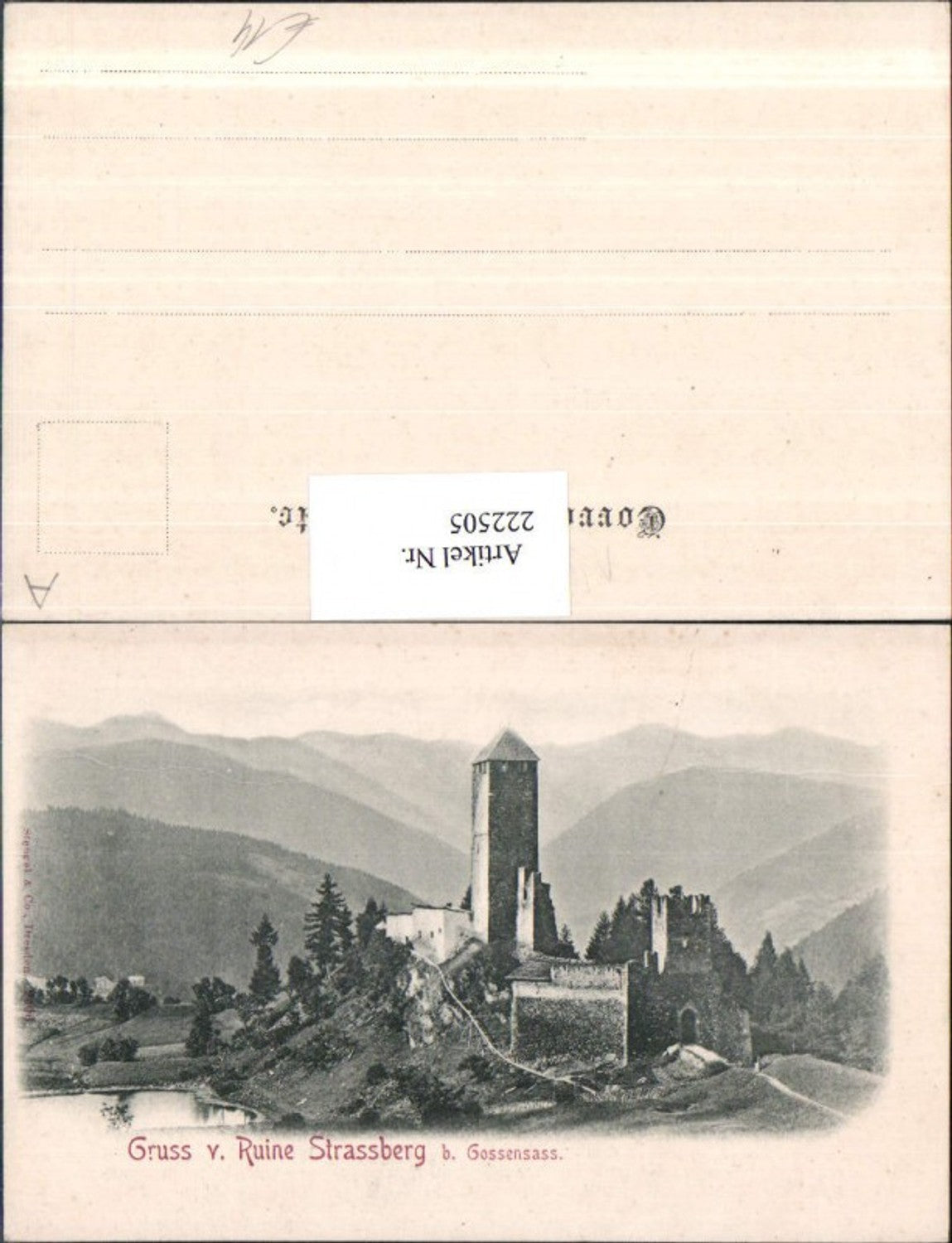 Alte Ansichtskarte – Old Postcard