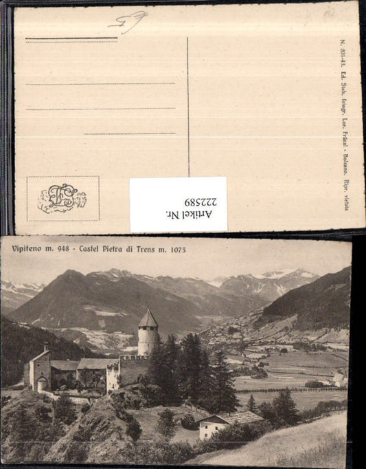 222589,Trentino Vipiteno Sterzing Castel Pietra di Trens Burg