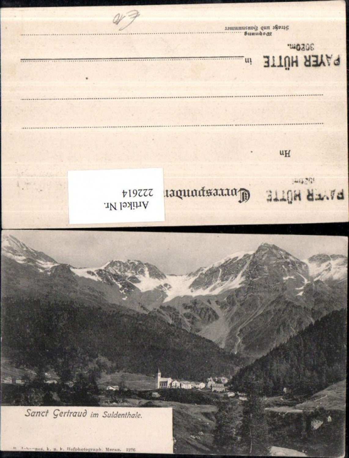 Alte Ansichtskarte – Old Postcard