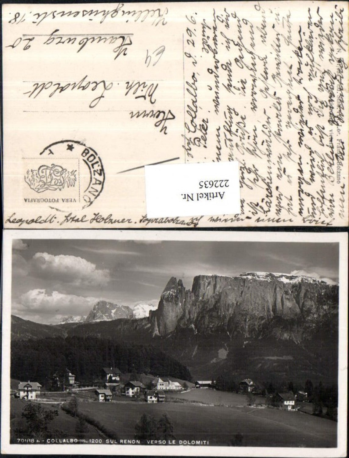 Alte Ansichtskarte – Old Postcard
