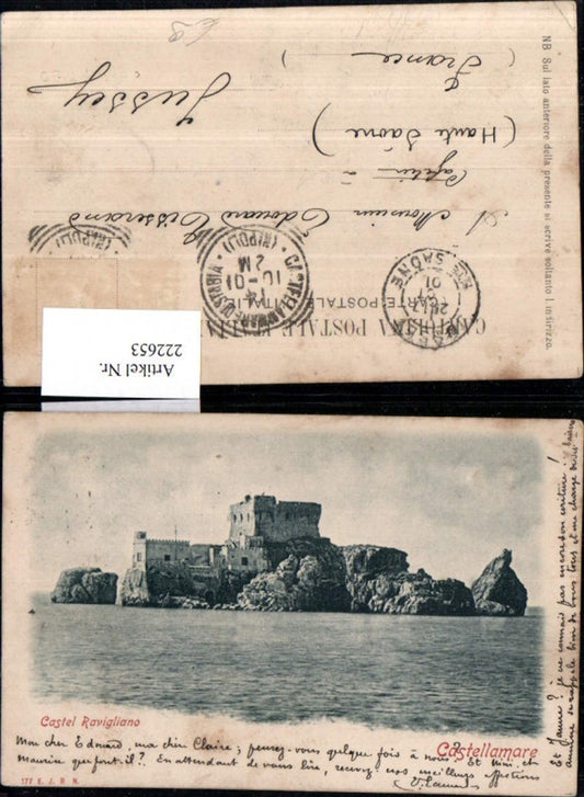 222653,Abruzzo Castellamare Castel Ravigliano Burg