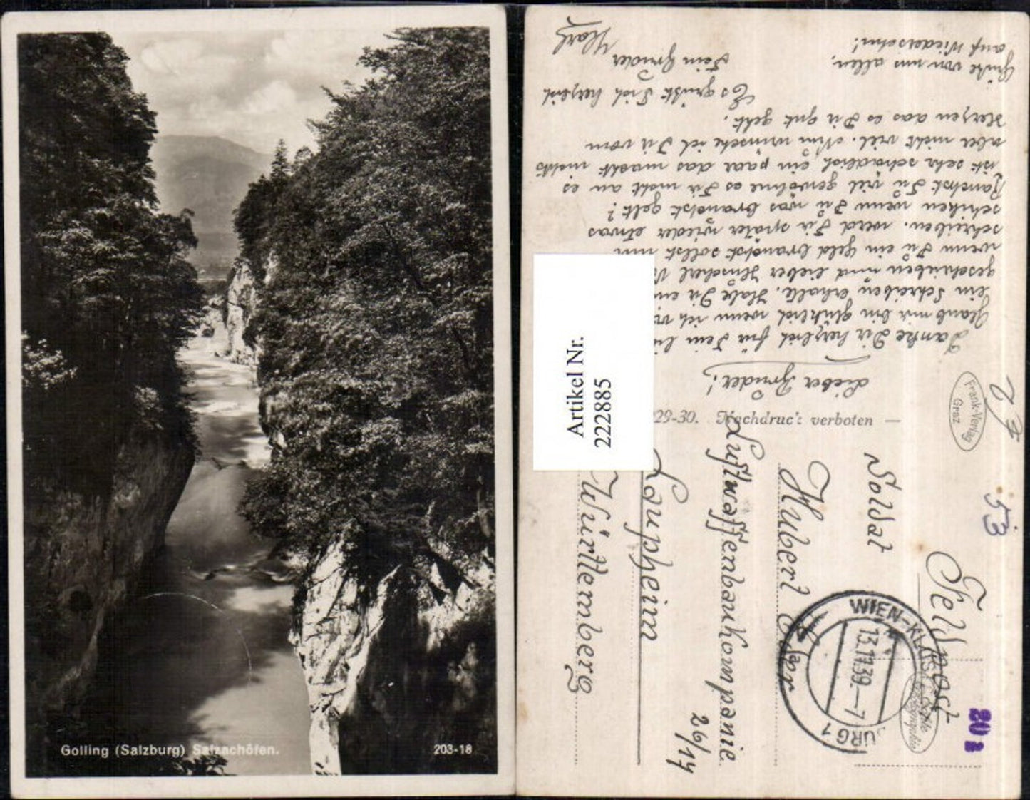 222885,Golling Salzachöfen Fluss Partie