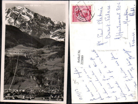 222889,Salzbergbahn Bergbahn Hallein Totale Dürrnberg