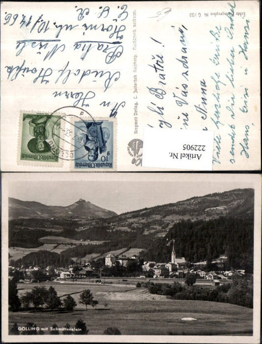 222905,Golling Totale m. Schmittenstein