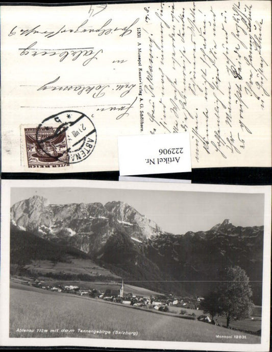 222906,Abtenau Totale m. d. Tennengebirge