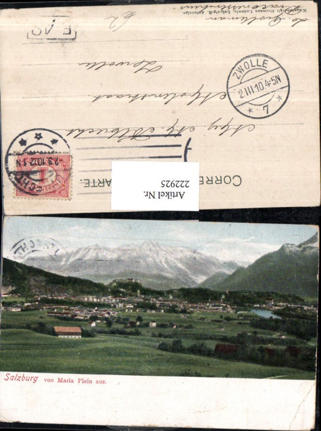 222925, Salzburg Partial view of Maria Plain from