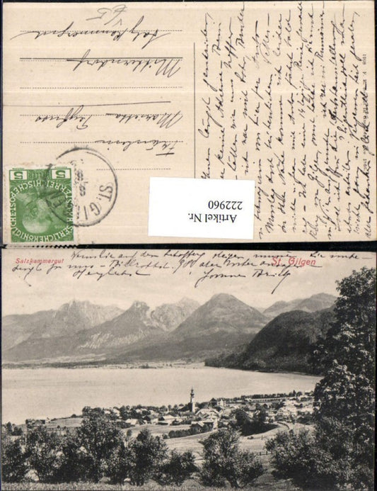 222960,Salzkammergut St. Gilgen Totale pub F. E. Brandt 1866