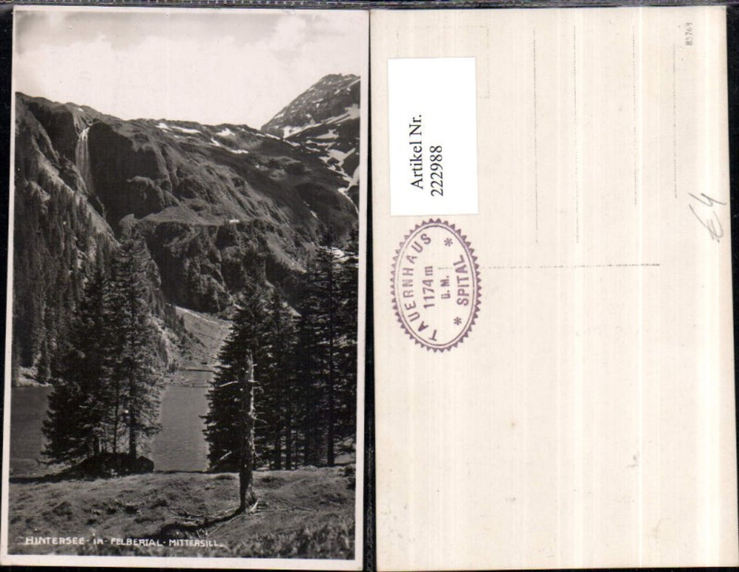 222988,Hintersee im Felbertal b. Mittersill Partie