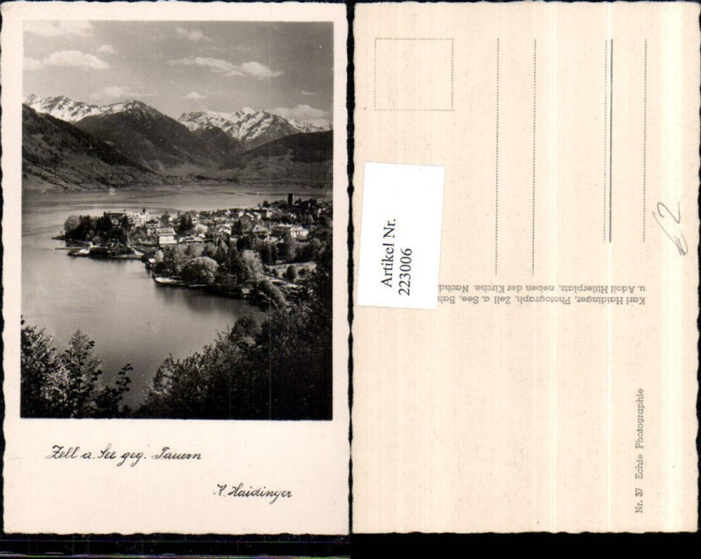 223006,Zell a. See Totale geg. d. Tauern