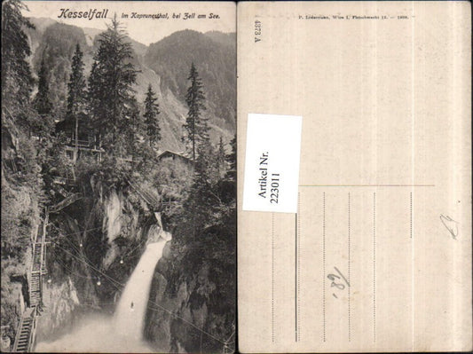 223011,Kesselfall im Kaprunertal b. Zell a. See Partie