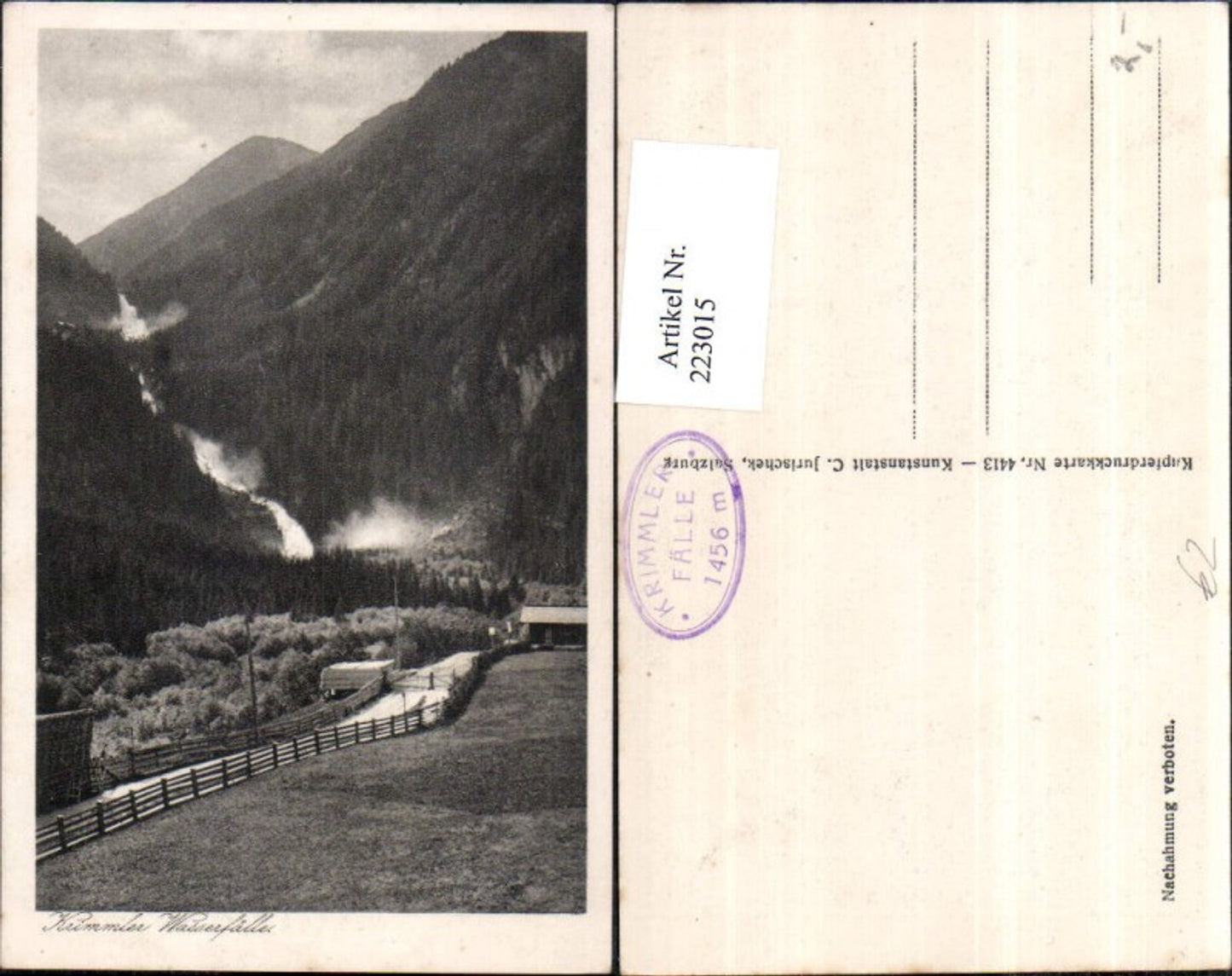 223015,Krimmler Wasserfälle b. Kimml