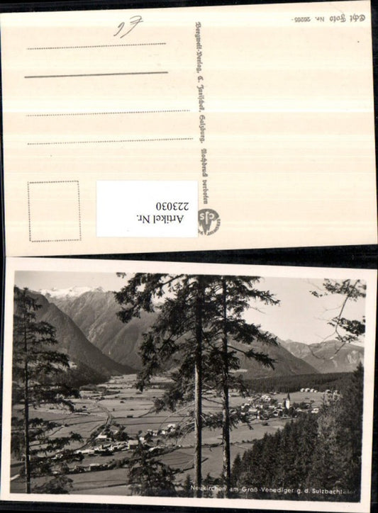 223030,Neukirchen a. Großvenediger Totale geg. d. Sulzbachtäler