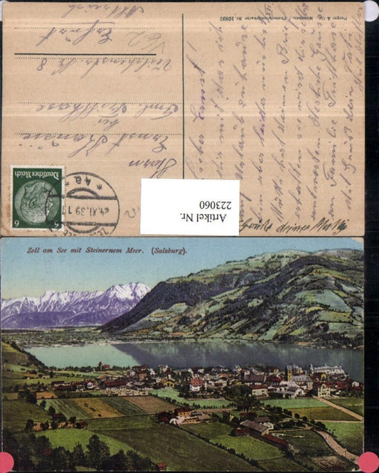 223060,Zell a. See Totale m. Steinernem Meer pub Purger Co 10897