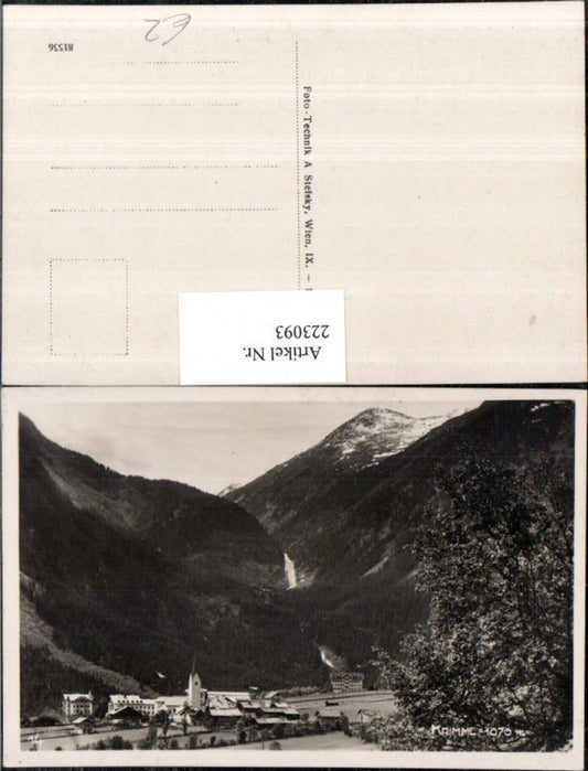 223093,Krimml Totale m. Wasserfall