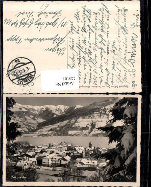 223101,Zell a. See Totale Winterbild