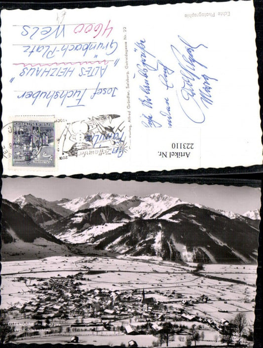 223110,Uttendorf im Pinzgau Totale geg. Stubachtal Winterbild