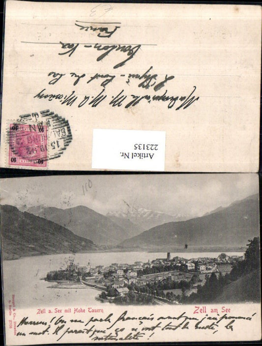 223135,Zell a. See Totale geg. d. Hohen Tauern pub Stengel Co 2708