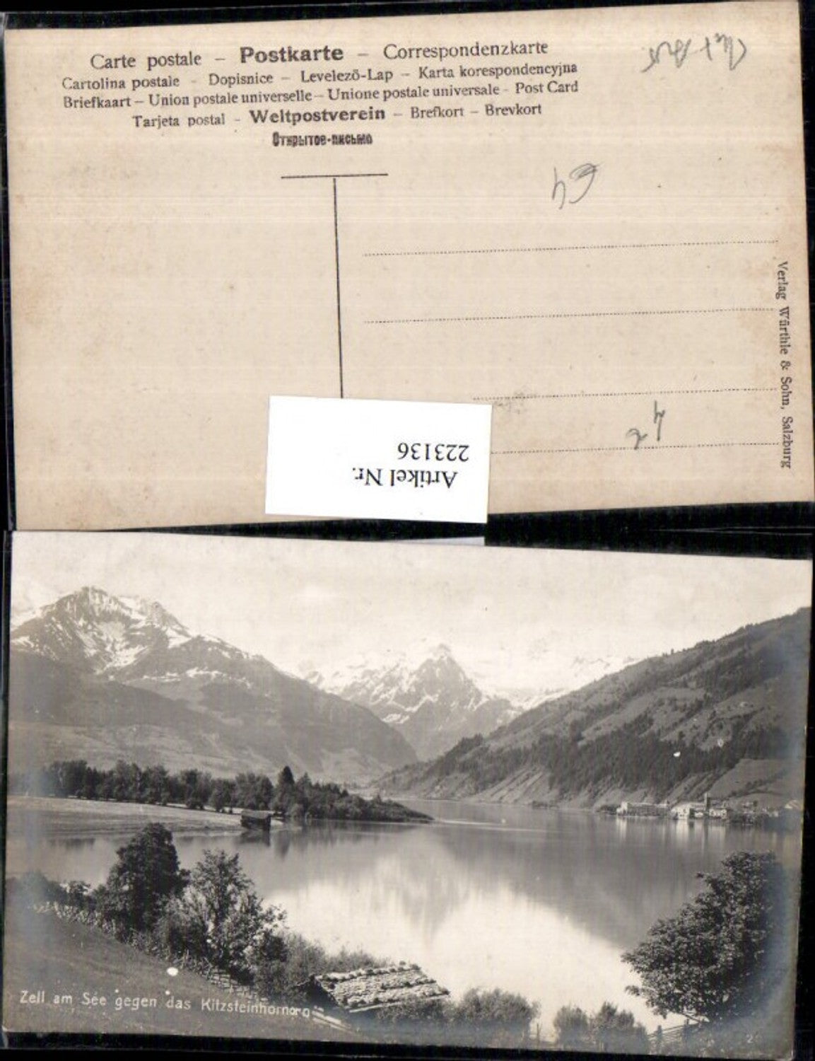 223136,Zell a. See geg. d. Kitzsteinhorn