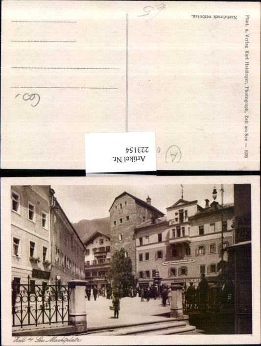223154,Zell am See Marktplatz Platz Kesselfall Alpenhaus Gesellschaft
