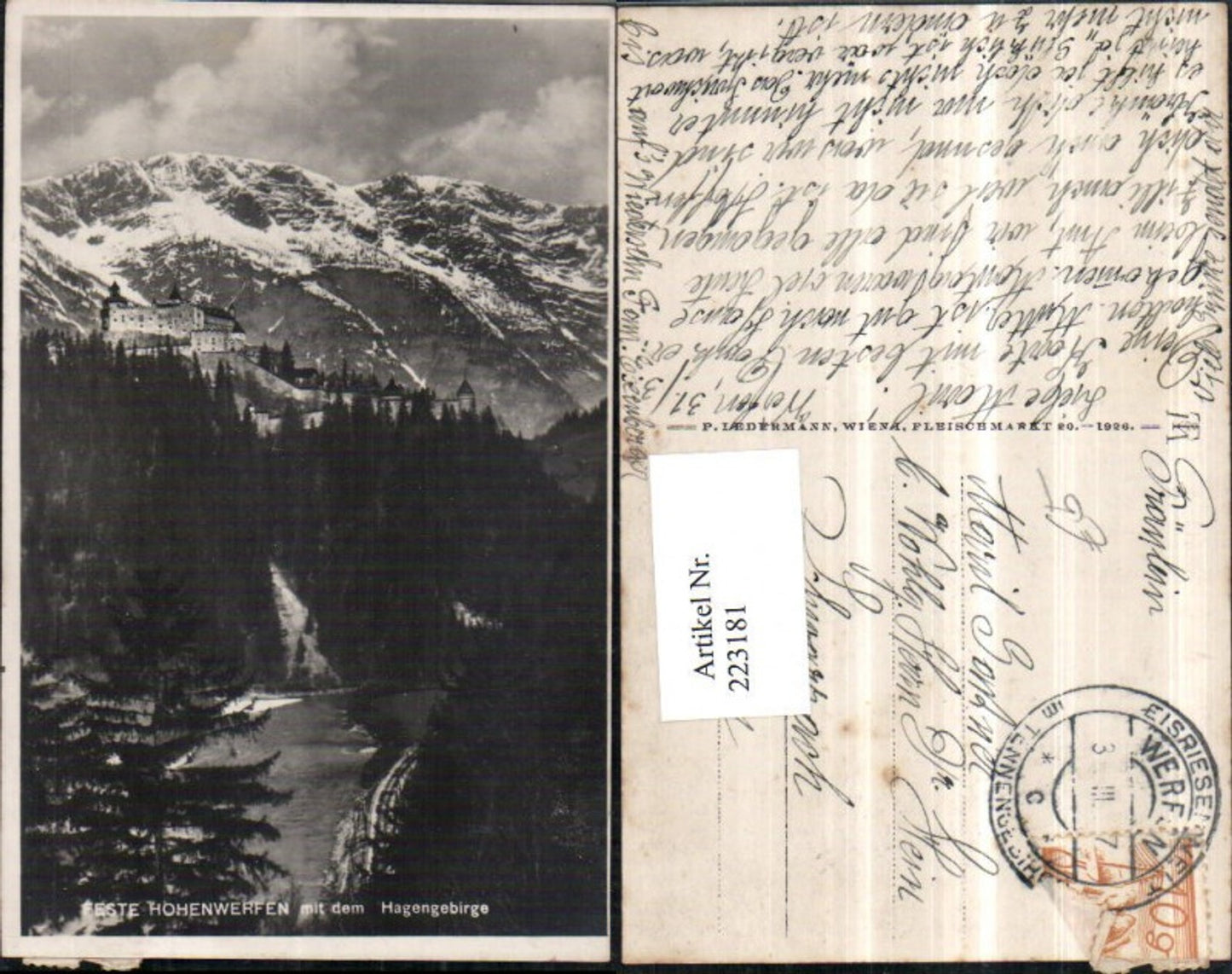 Alte Ansichtskarte – Old Postcard