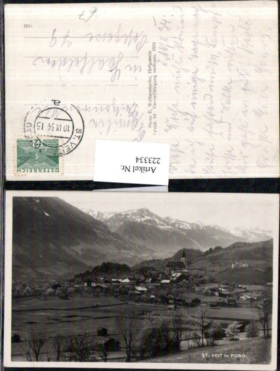 Alte Ansichtskarte – Old Postcard