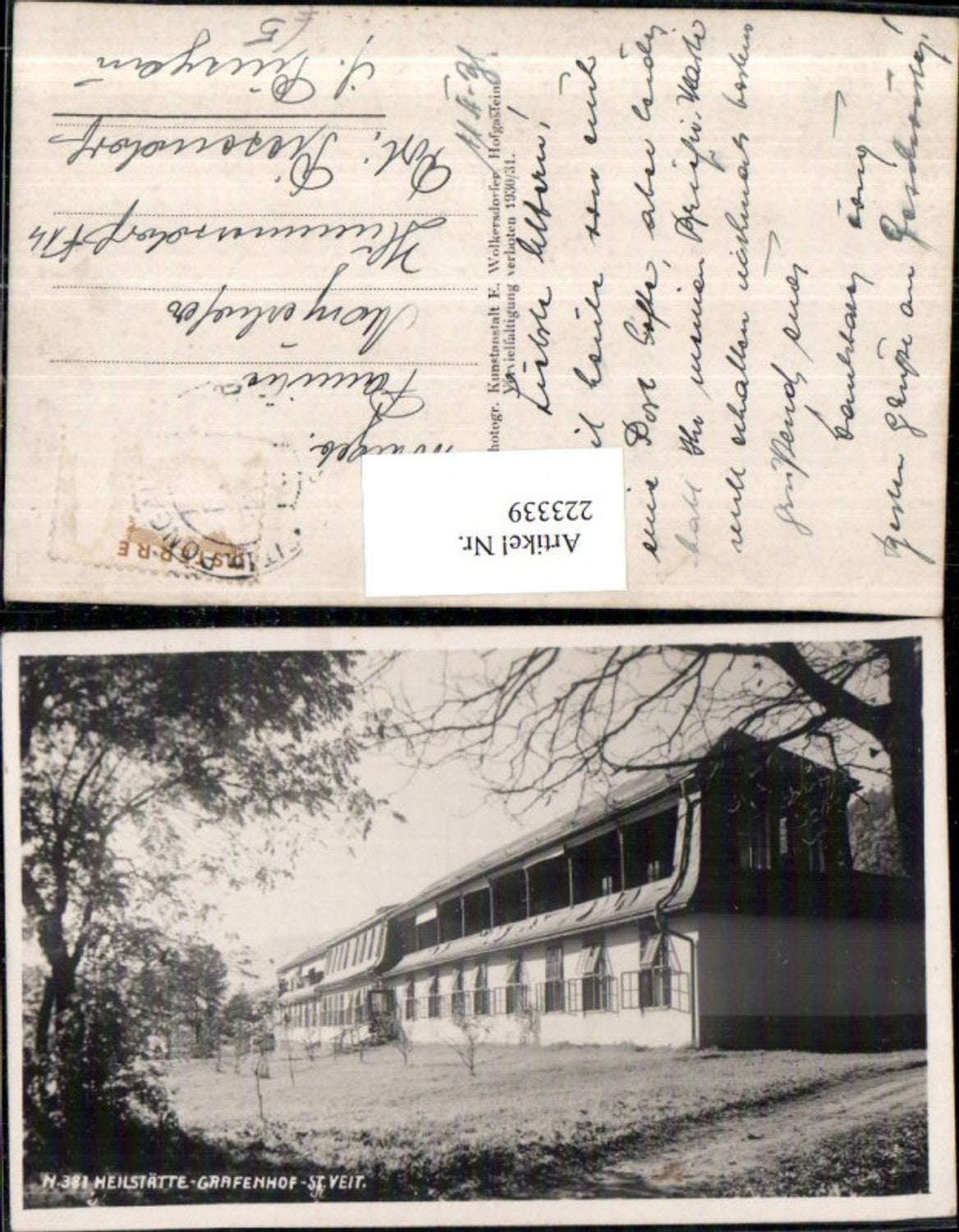 Alte Ansichtskarte – Old Postcard