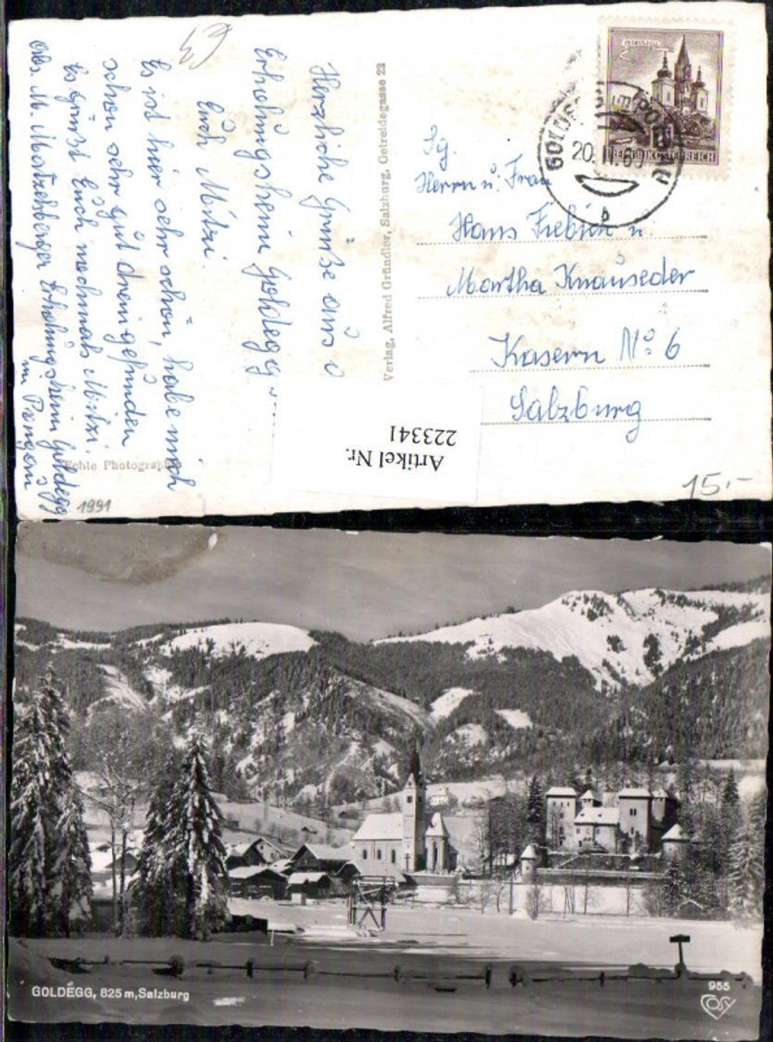 Alte Ansichtskarte – Old Postcard