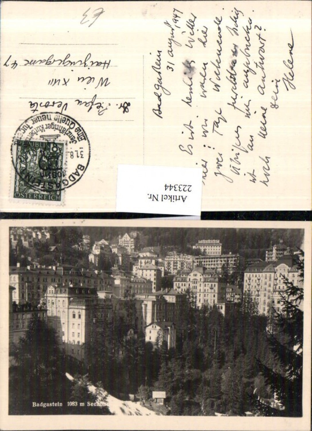 Alte Ansichtskarte – Old Postcard