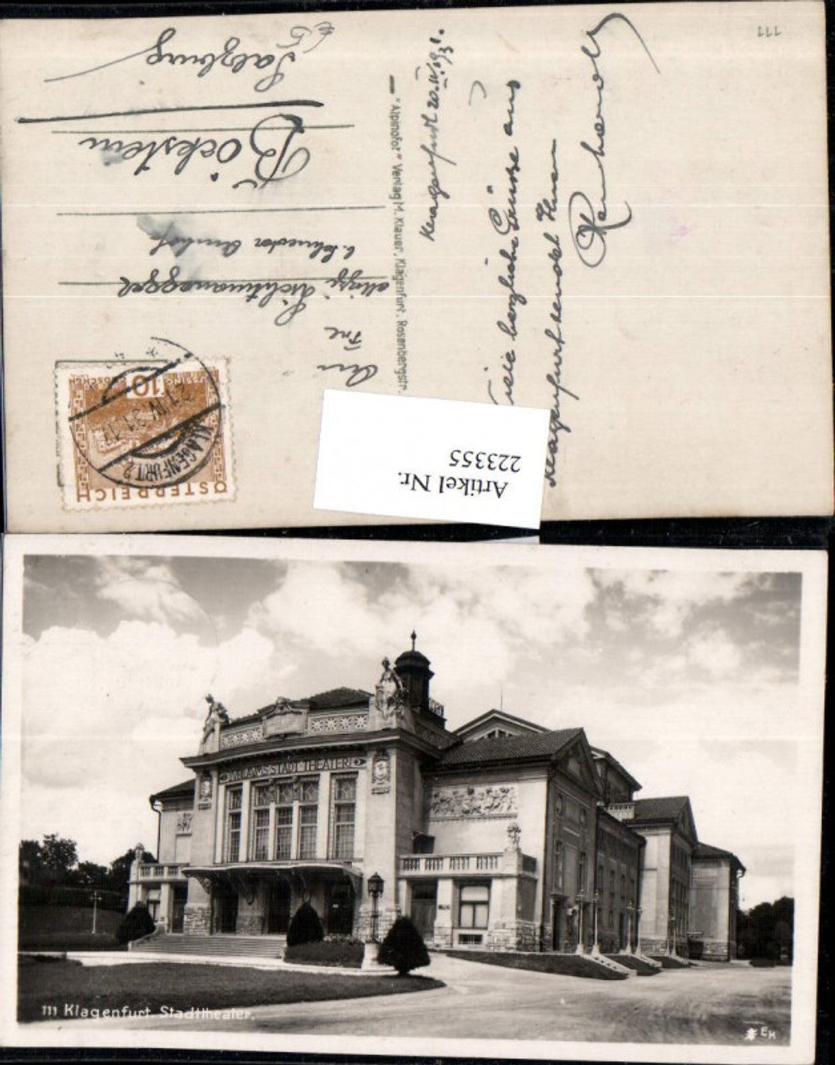 Alte Ansichtskarte – Old Postcard