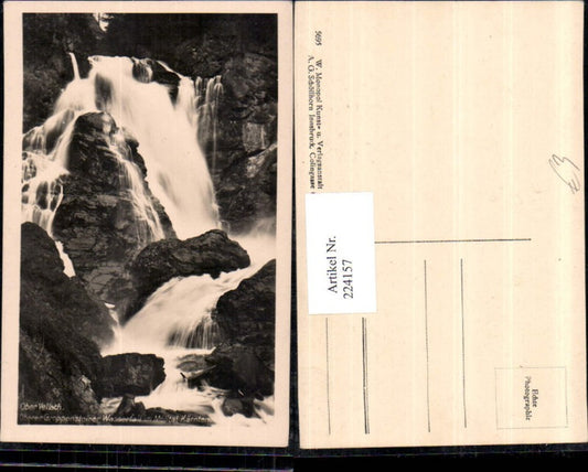 224157,Ober Vellach Oberer Groppensteiner Wasserfall i. Mölltal