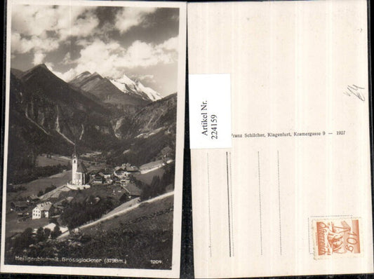 224159,Heiligenblut Totale m. Großglockner pub Franz Schilcher 1204