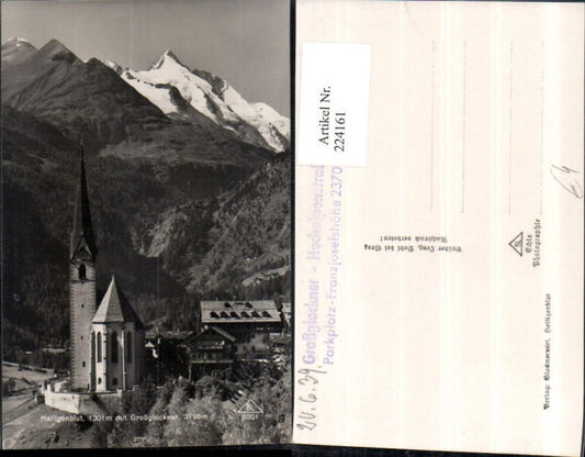 224161,Heiligenblut Kirche m. Großglockner
