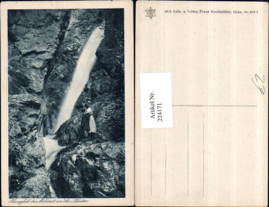 224171,Herzogfall b. Millstatt a. See Wasserfall