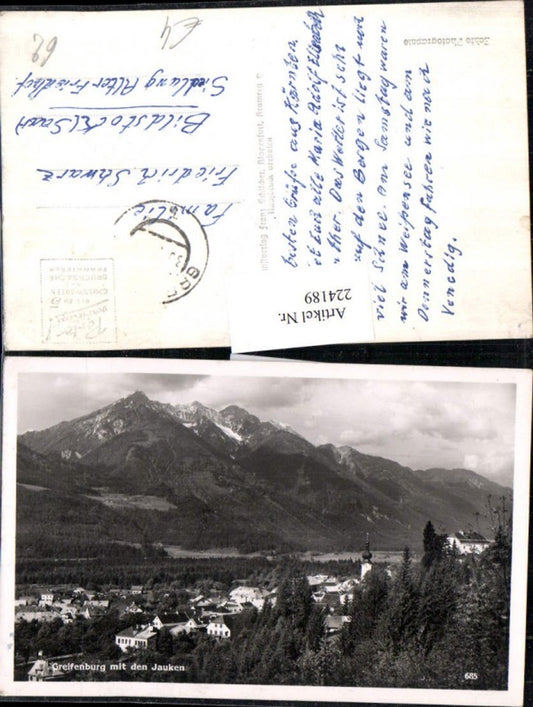 224189,Greifenburg m. d. Jauken Totale pub Franz Schilcher 685