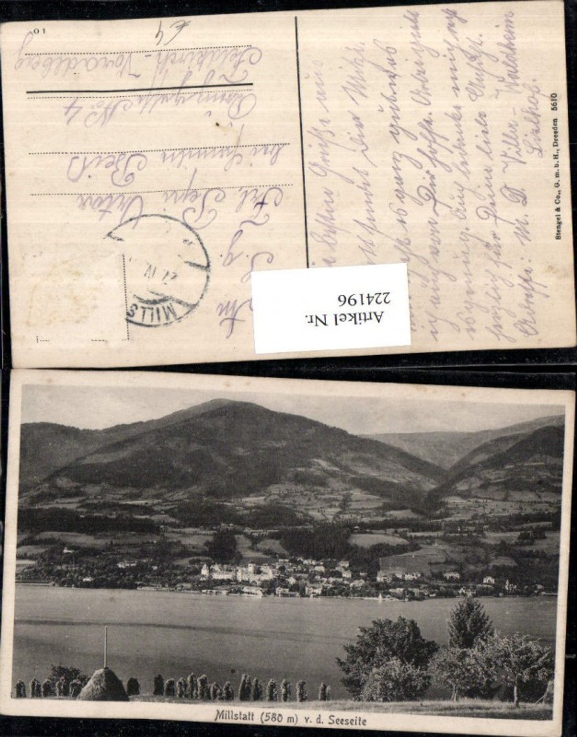 224196,Millstatt v. d. Seeseite pub Stengel & Co 5610