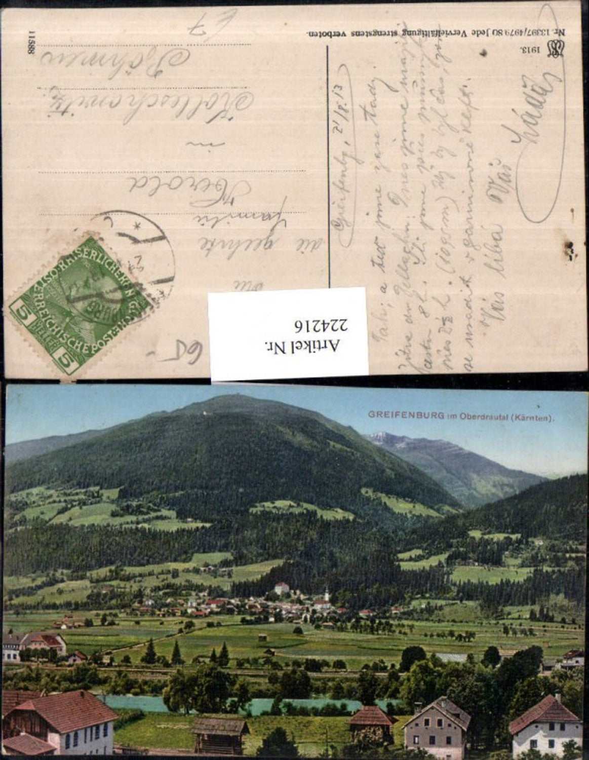 224216,Greifenburg im Obedrautal Teilansicht