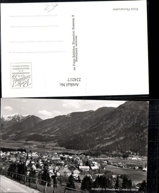 224217,Steinfeld i. Drautal Totale m. Latschur pub Franz Schilcher 183