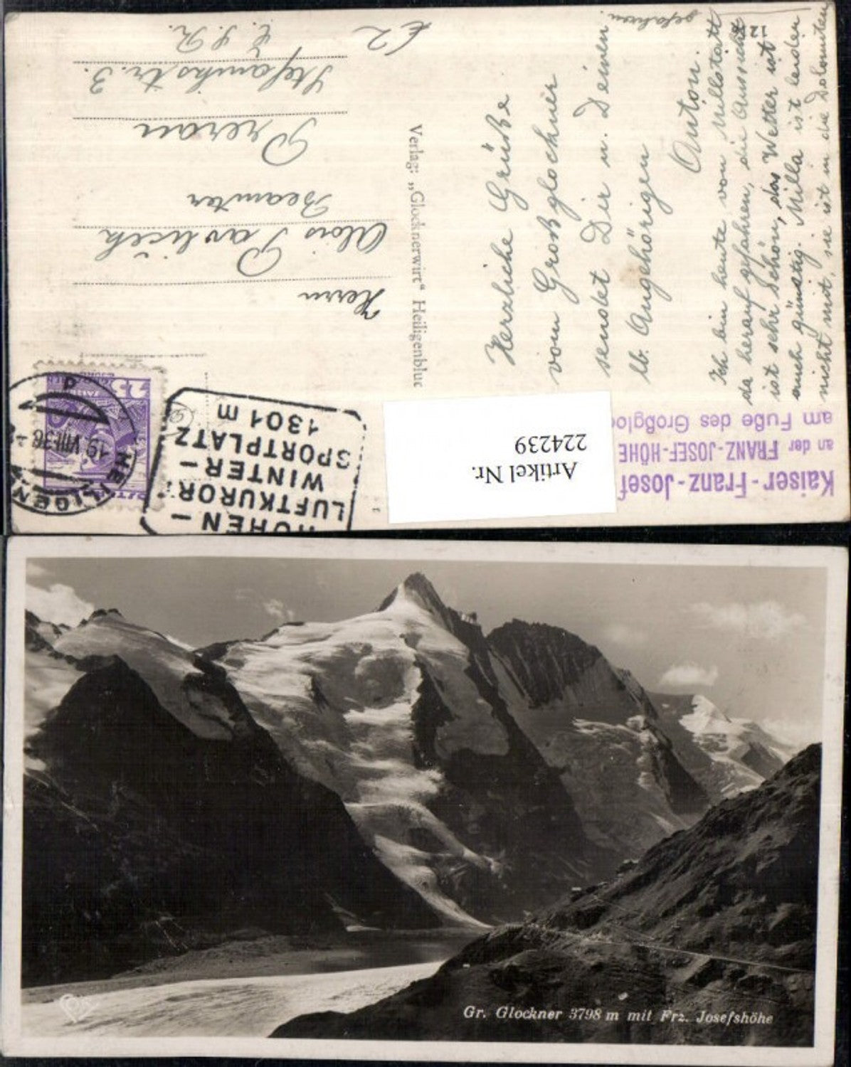 224239,Großglockner m. Franz Josefshöhe Bergkulisse