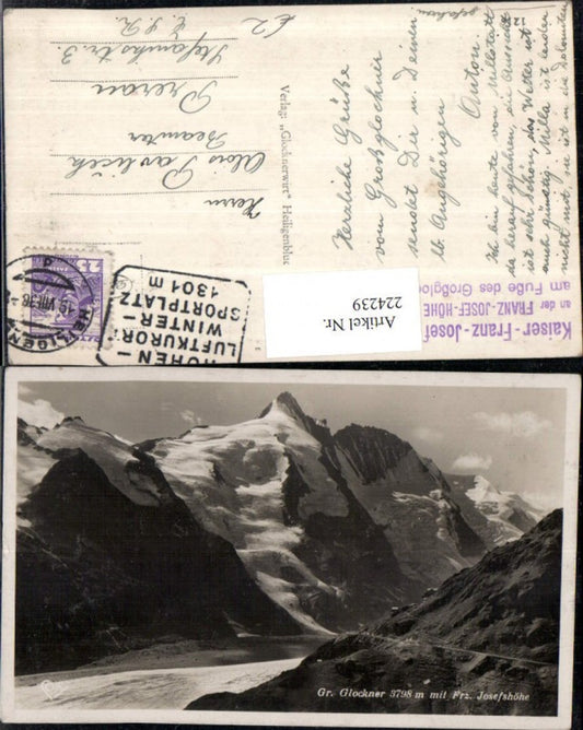 224239,Großglockner m. Franz Josefshöhe Bergkulisse
