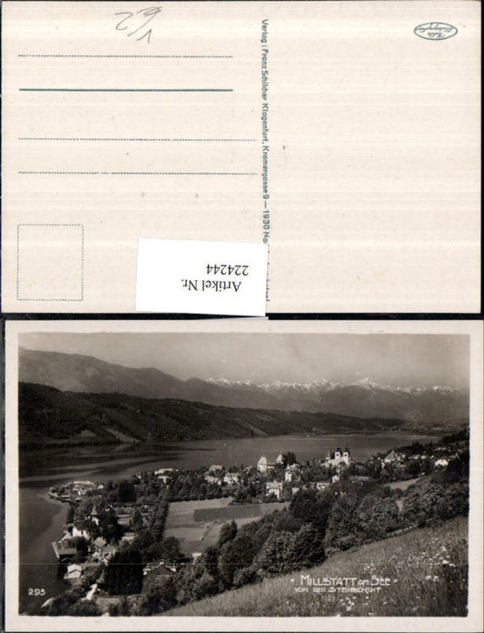 224244,Millstatt a. See Totale v. d. Steinschicht pub Franz Schilcher 293