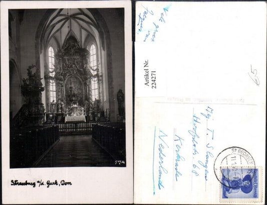 224271,Straßburg a. d. Gurk Dom Kirche Innenansicht