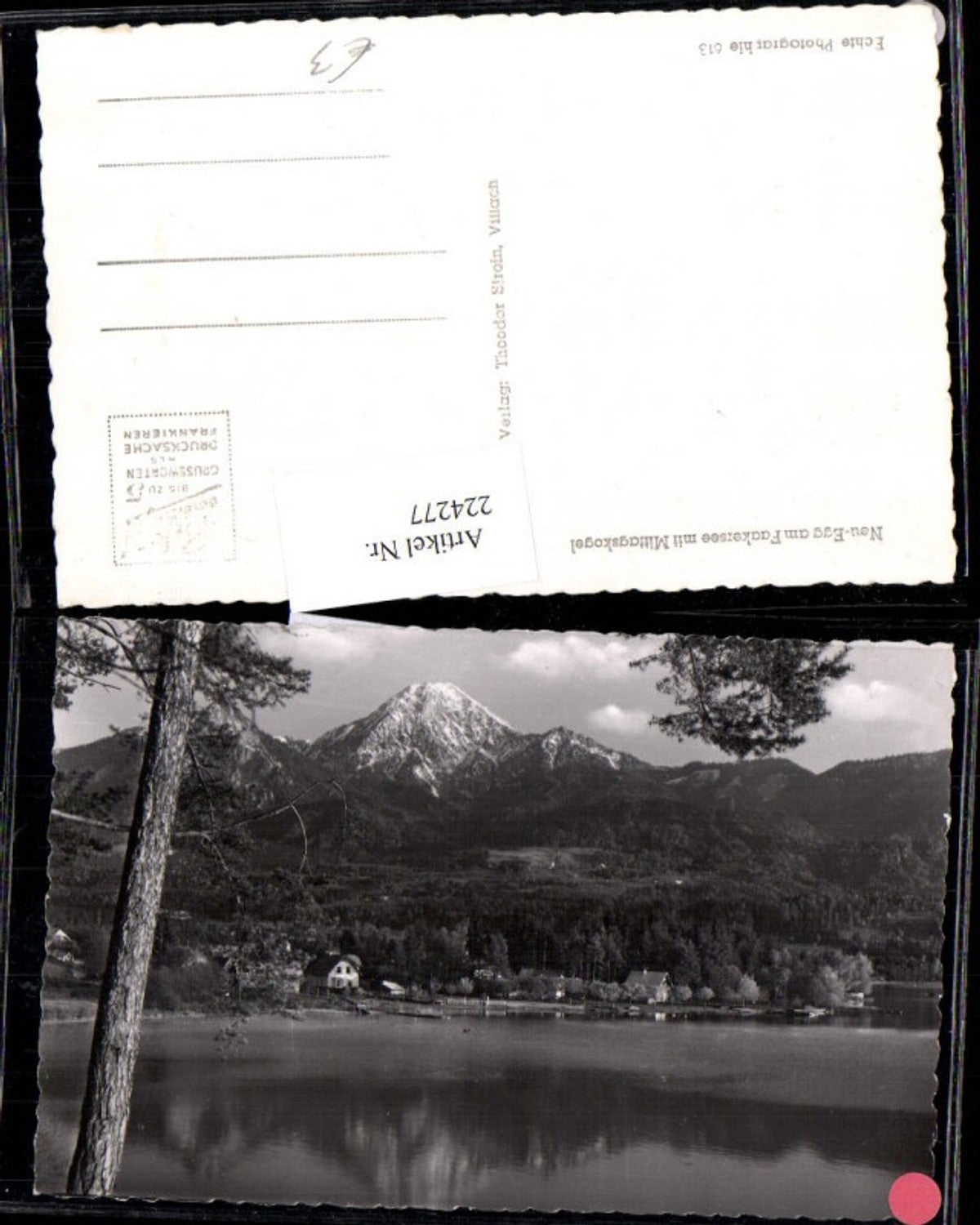 224277,Neu-Egg a. Faakersee m. Mittagskogel