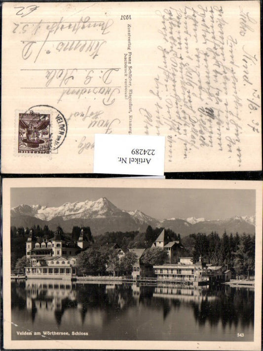 224289,Velden a. Wörthersee Schloss pub Franz Schilcher 543