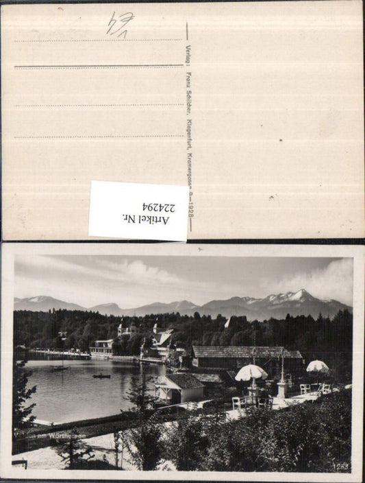 224294,Velden a. Wörthersee Schloss Kursaal pub Franz Schilcher 1253
